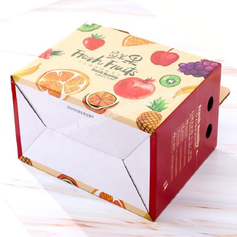 Yongjin China Supplier High Quality Carton Printing Corrugated Waterproof Fruit Packaging Carton Box