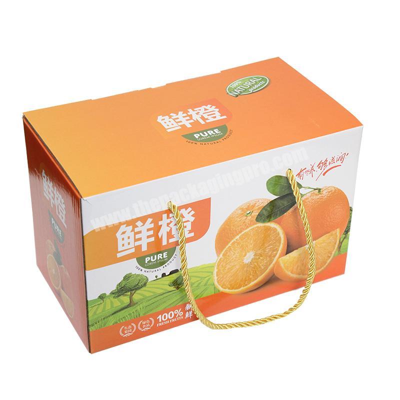 Yongjin Color Printing Carton box fruit packaging packing fruit box cardboard