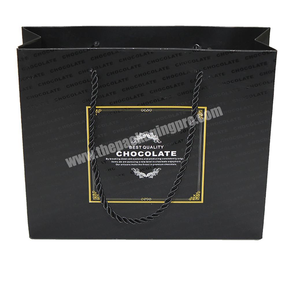 Yongjin Custom Logo Recyclable Packing Shopping Brown Kraft Paper Bag With PP Rope Handle