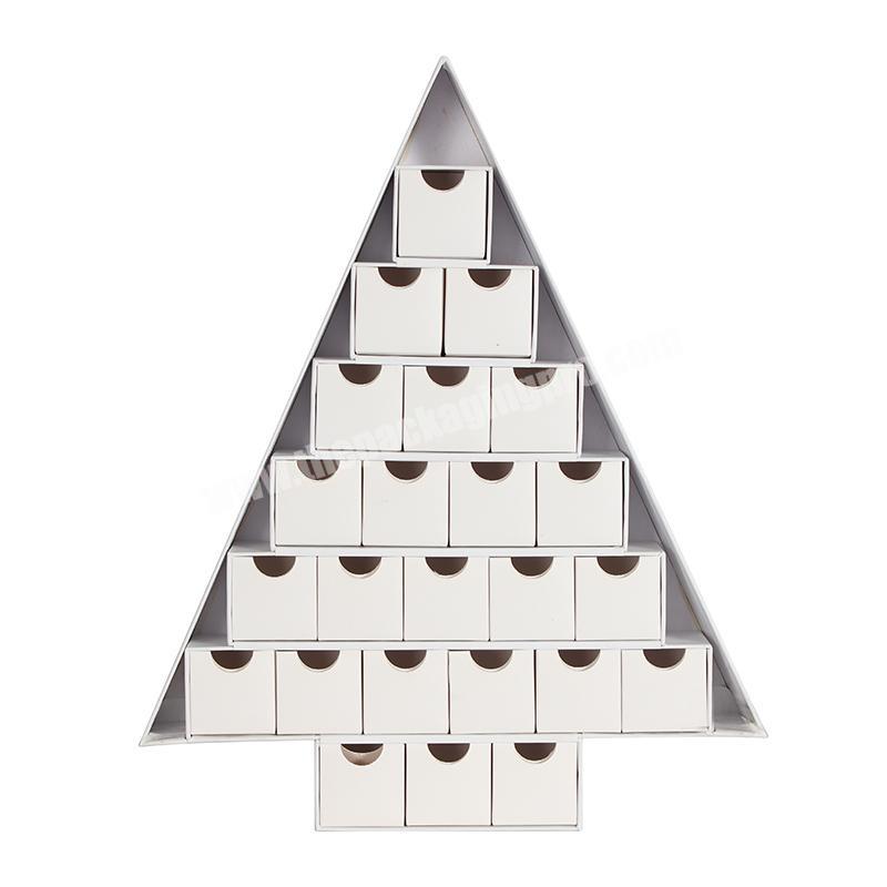 Yongjin Custom Printed Gift Cardboard Packaging Chocolate Advent Calendar Box