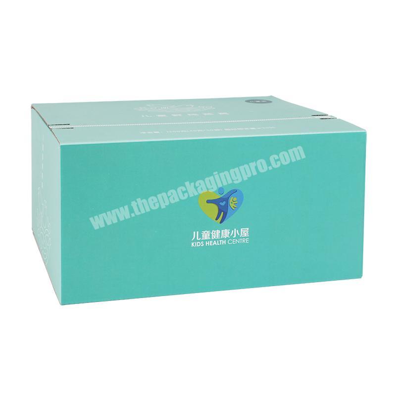 Yongjin environmental zipper design easy to open security packing carton box no tape