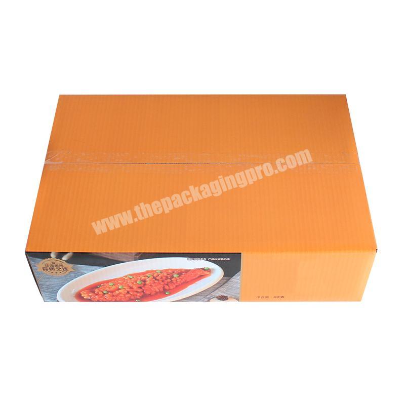 Yongjin good packaging chicken carton corrugated mail paper box with logo printing