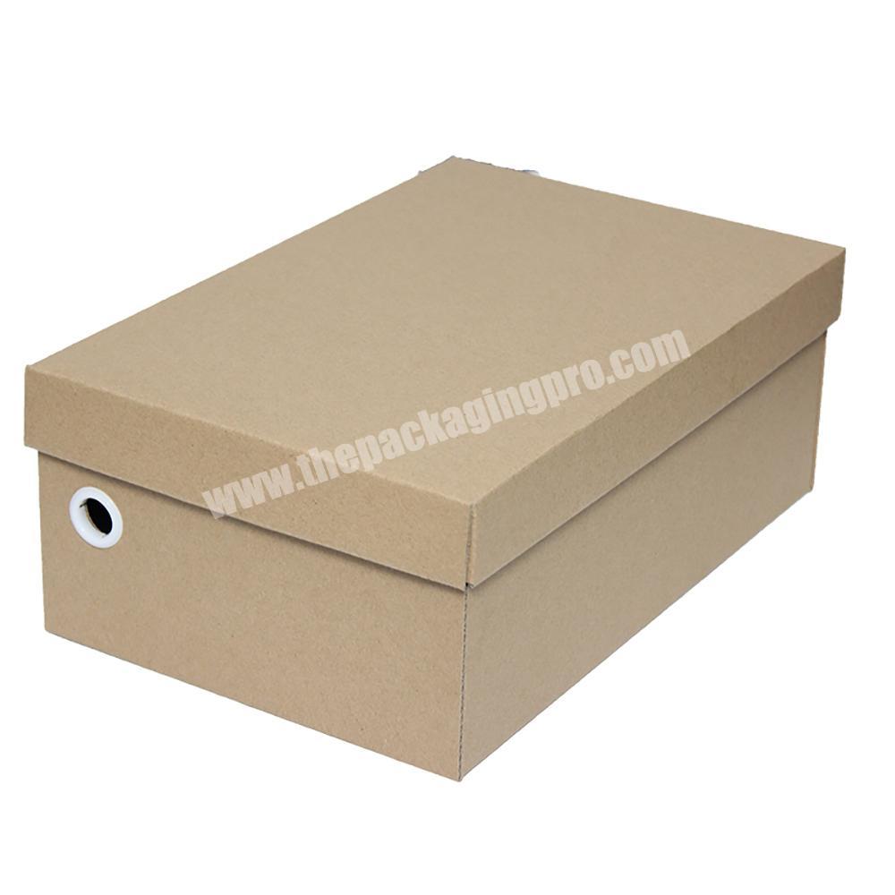 Yongjin High Quality Luxury Cardboard Custom Packaging Shoe Box Customized Printed Foldable Shoe Paper Box