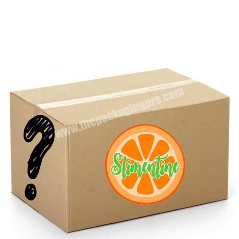 Yongjin Wholesale Custom Printed Large Slime Mystery Shipping Mattress Carton Box