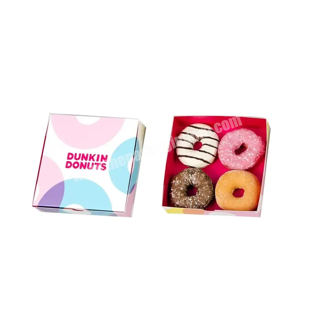 Biodegradable Foldable Disposable Food Paper Muffin Mousse Cupcake Donut Packaging Box - Buy Donut Packaging Box,Cupcake Packaging Boxes,Disposable Food Paper Packaging.