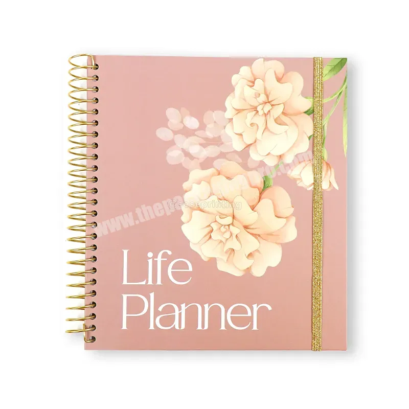Customized Manifestation Weekly & Monthly Life Goals Planner Journal Notebook With Pages Printing Service - Buy Life Planner,Manifestation Planner,Planner Journal.