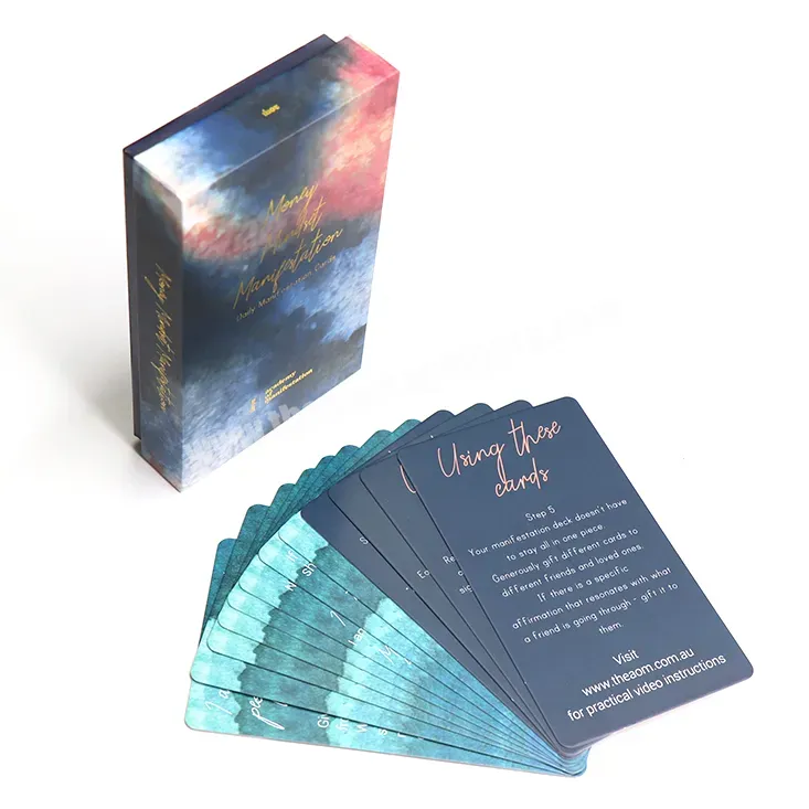 Personalized Both Side Design Oracle Card Tarot Card Deck Printing Custom - Buy Oracle Cards Tarot Card Deck,Card Deck Custom,Card Deck Printing Custom.