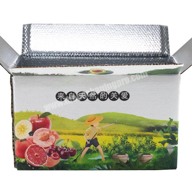 2023 New Functional  Paper Packaging Box for Frozen Food Products Refrigerator Storage Box