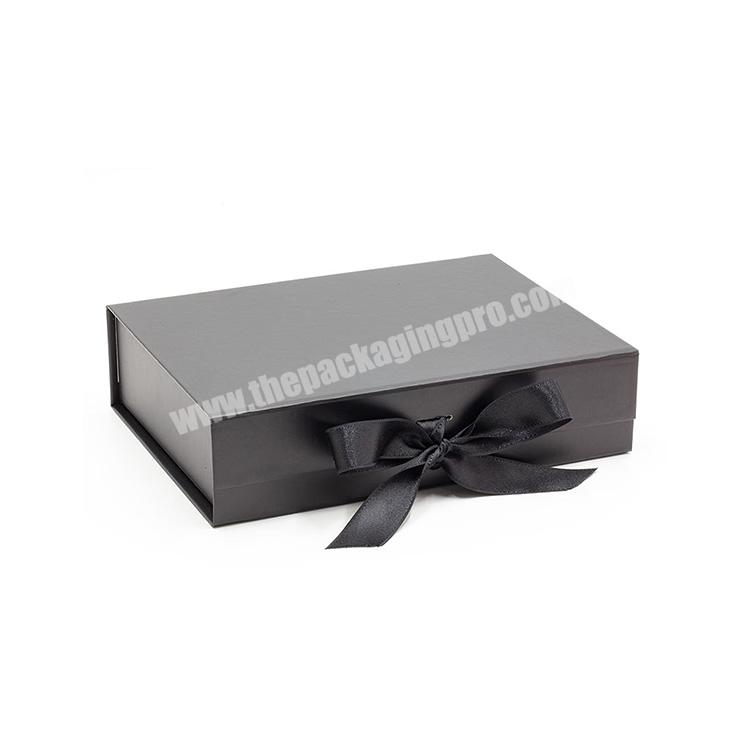 23.5*17*6cm multicolor ribbon can be customized gift packaging folding box