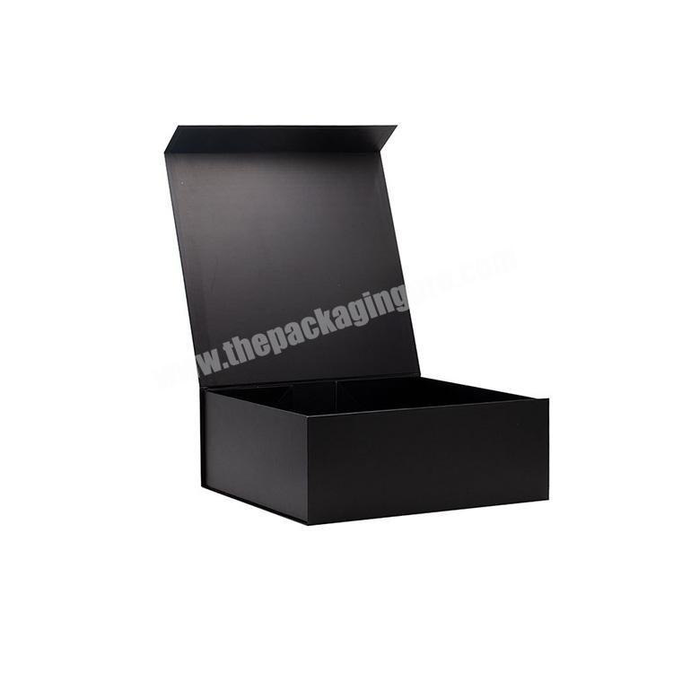 38*28*11cm customizable logo large black and white foldable gift packaging gift box