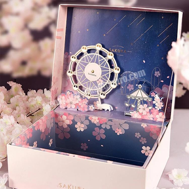 3D Luxury Paper Moonlight Pop Up Gift Box