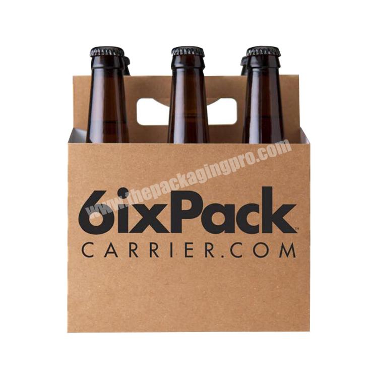 6&8 Pack Cardboard Bottle Beer Carrier