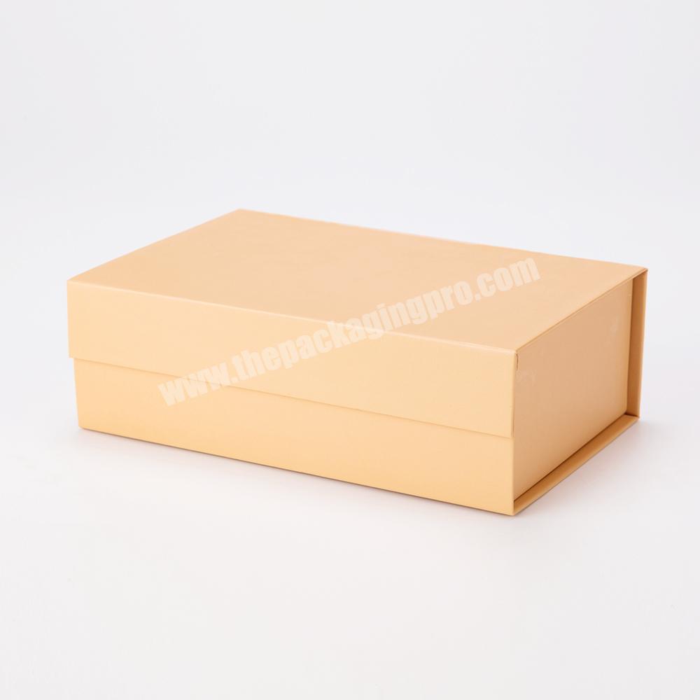 A3 Deep Magnetic Gift Box Medium Rose Gold Magnetic Gift Box With Ribbon Magnetic Box