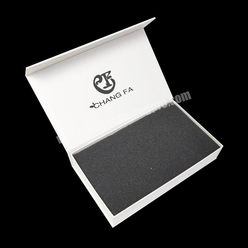 BK29B Customised Mini Packaging Empty White Paper Board Gift Credit Card Box Package Manufacturure