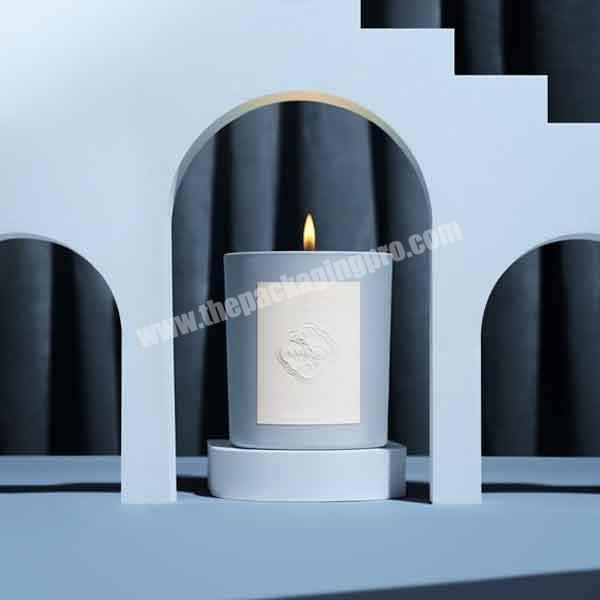 Biodegradable Cardboard Paper Round Cardboard Aromatherapy Candles Tube Gift Packaging For Candle Jars