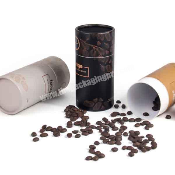 Biodegradable eco friendly aluminium foil laminated coffee beans can paper tubes composite cardboard packaging