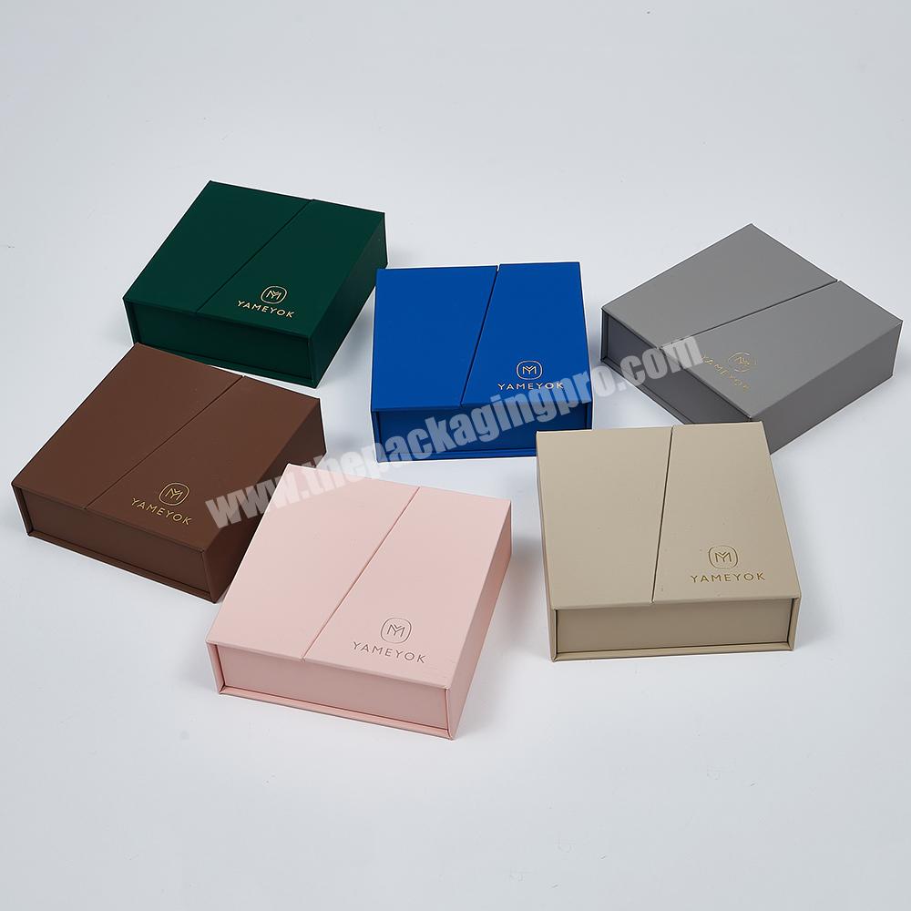 Boyang Custom Logo Organizer Luxury Gift Jewelry Packaging Necklace Paper Box Jewelry Boxes