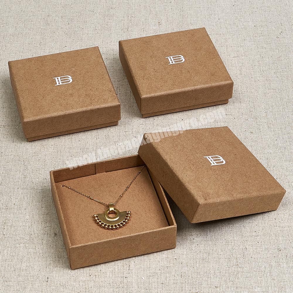 Boyang Custom Wholesale Eco Paper Ring Earring Bracelet Necklace Packaging Jewelry Lid and Base Box