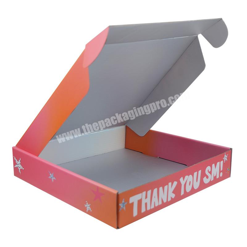 Bright Color  Paper Packaging Box With Custom Logo For Gift