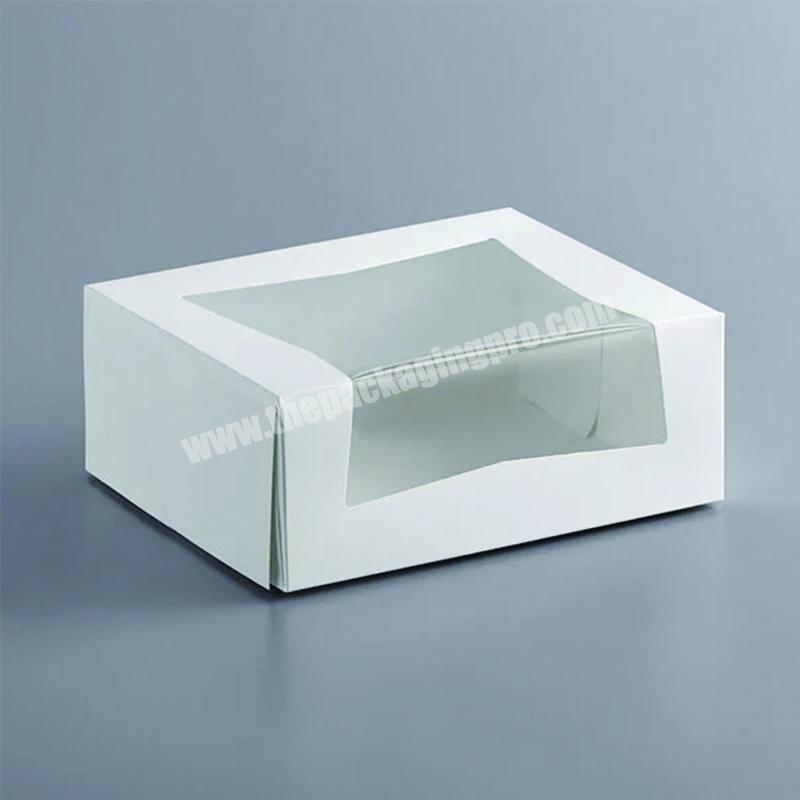 Cake Cardboard Holdredbakery Carrier Boxes Containers Denims Pant Food Gjeanswhite Kraft Customized Luxury Mooncake Box OEM BYH