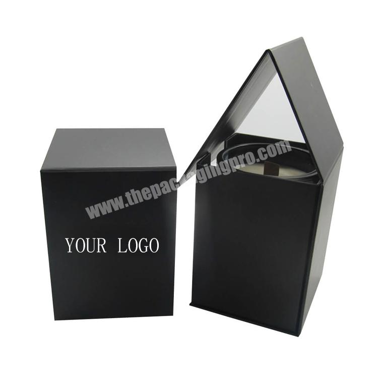 Candle And Diffusers Boxes Container Soap Set Matte Luxury Vessel Black Gift Box Magnetic For Candles