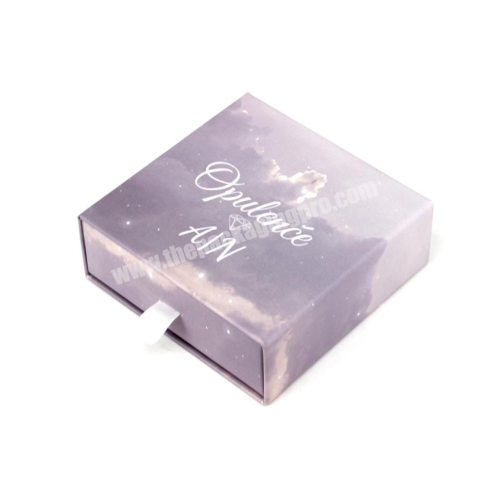 Cheap Luxury Custom Storage Cardboard Paper Small Earring Drawer Jewelry Box with Logo