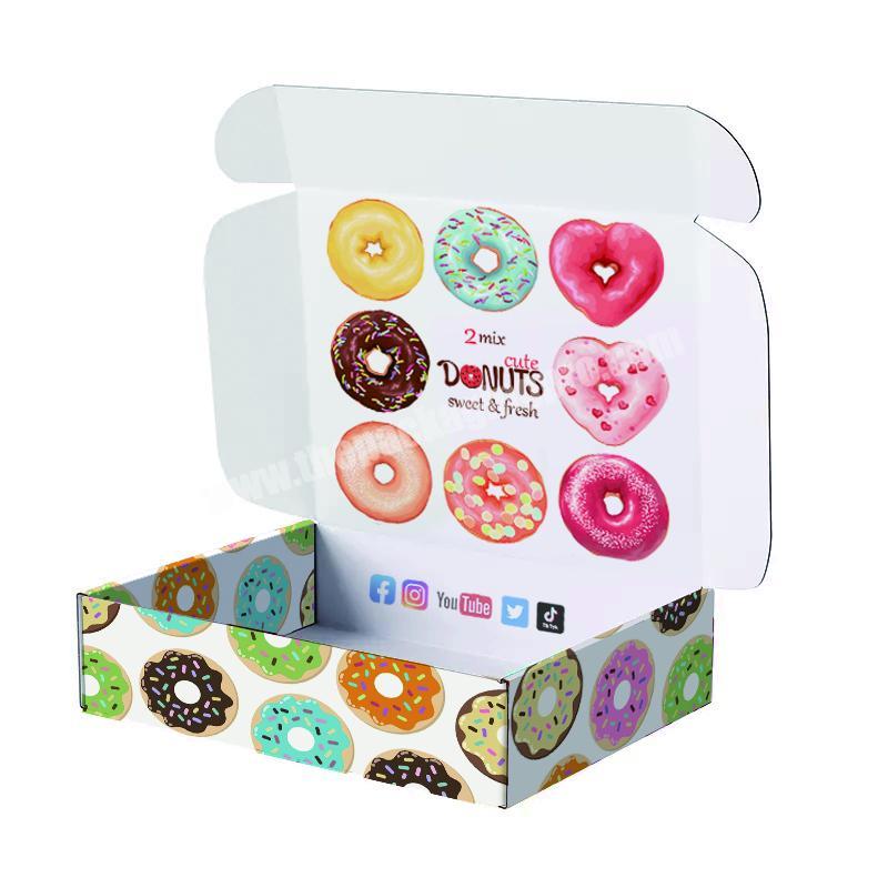 Cheap Wholesale Custom Mailer Box Custom Bakery Packaging Doughnut Package