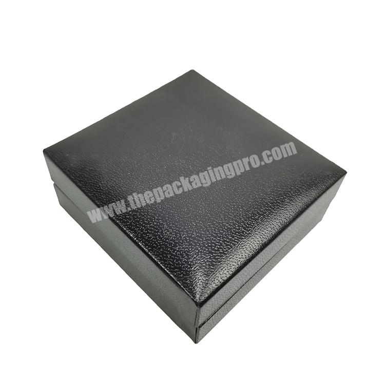 China Factory Cheaper Black Art Paper Jewelry Earrings Packaging Box With Insert