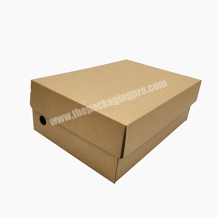 China supplier custom printed shoes drawer paper box with handles
