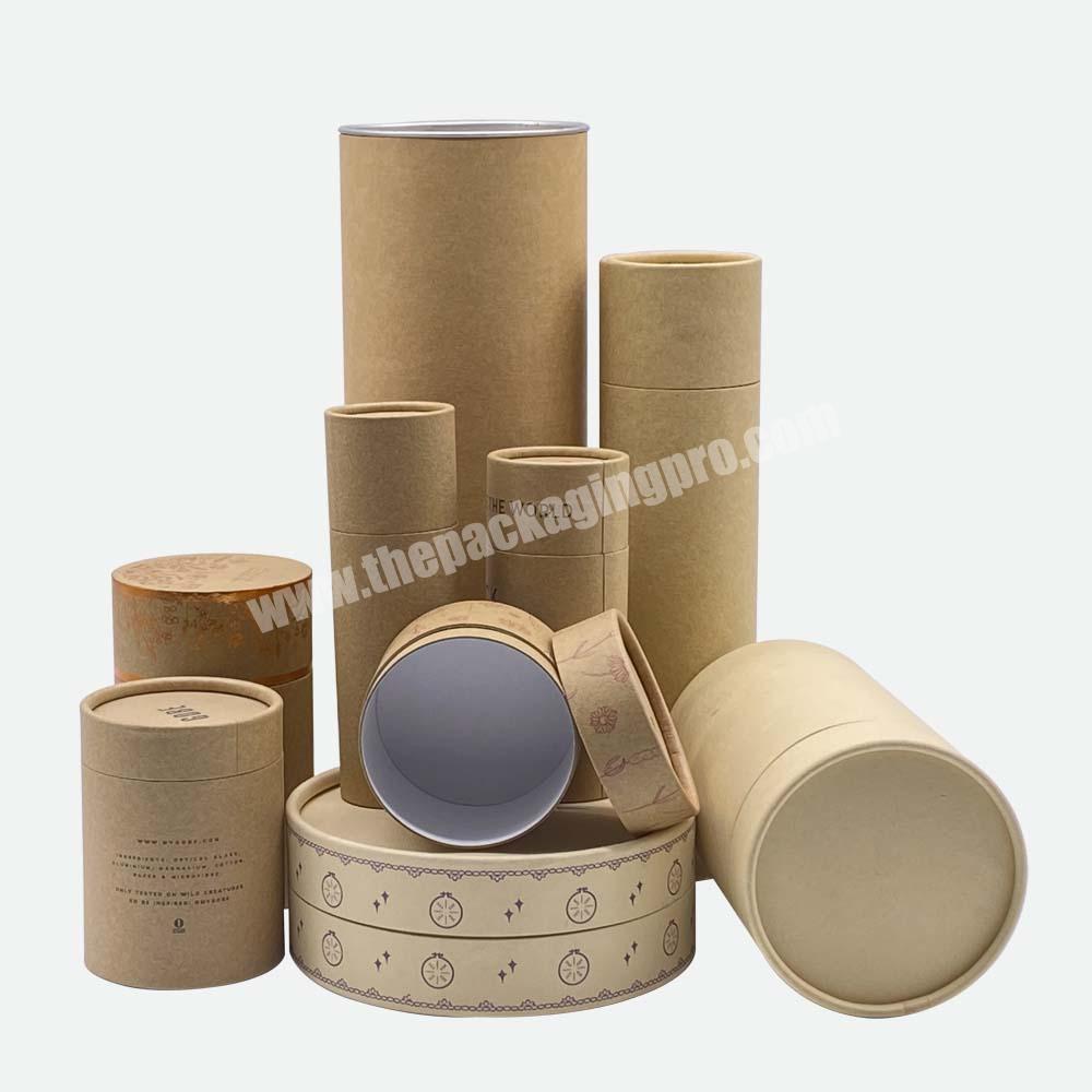 Chinese Factory Roll Full Brown Cardboard Shipping Tube Customised Recycle Paper Kraft Core Supplier