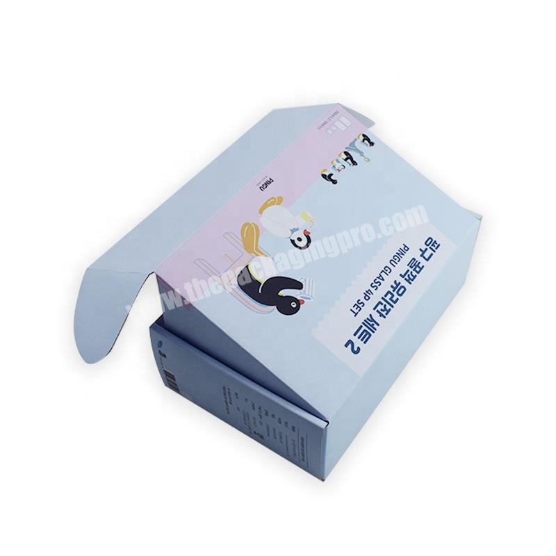 Colorful Shipping Boxes Recyclable Cardboard Corrugated Gift Box For Tumbler