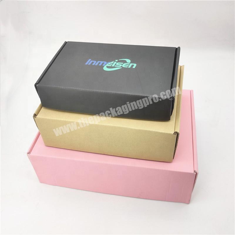 Corrugated Custom Cute Shipping Boxes Kraft Brown Shipping Corrugated ...