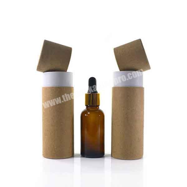 Custom 10g 15g 20g 30g 50g  Round colour printing cardboard kraft paper tube paper Container For Essential Oil Bottle