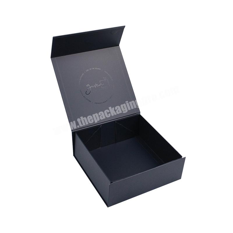 Custom Black Luxury Gift Box For Packaging
