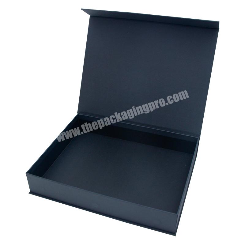 Custom Black Magnetic Paper Box Packaging Bridesmaid Rigid Box Handmade Luxury Shipping Gift Box for Electronic Product