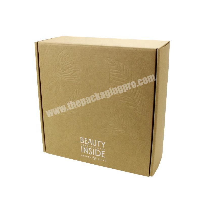 Custom Cheap Brown Corrugated Paper Packing Mailer box For Subscription Box For Shipping