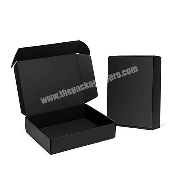 Custom Cheap Recyclable  Black Cardboard Beauty Subscription Postal Airplane Corrugated Mailer Boxes