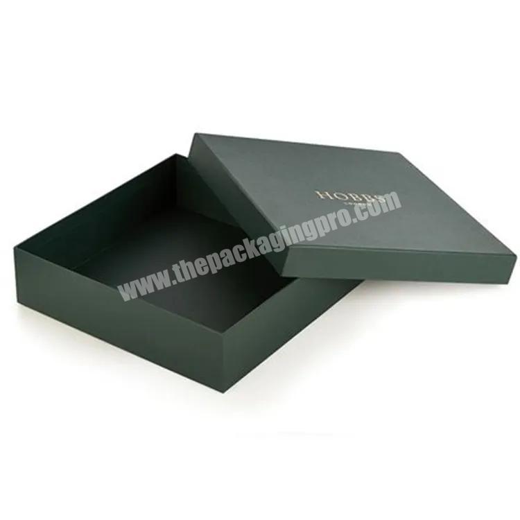 Custom Clothing Box Cardboard Packaging Gift Box Removable Lid 2 Piece Shirt Boxes
