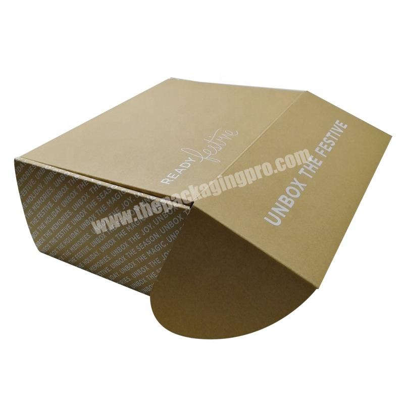 Custom Corrugated Board Mailer Shipping Box Printed Clothes for Snack Cosmetics Makeup Products Box Monthly Subscription Box