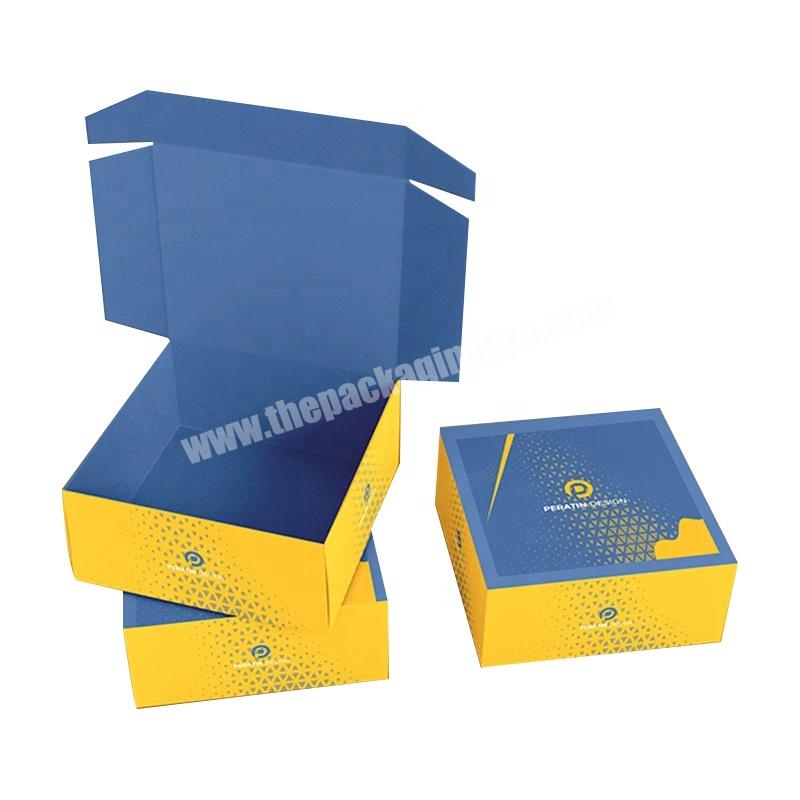 Custom Corrugated Cardboard Mailer Subscription Box Packaging Clamshell Wig Skincare Set Cosmetic Makeup Gift Shipping Box