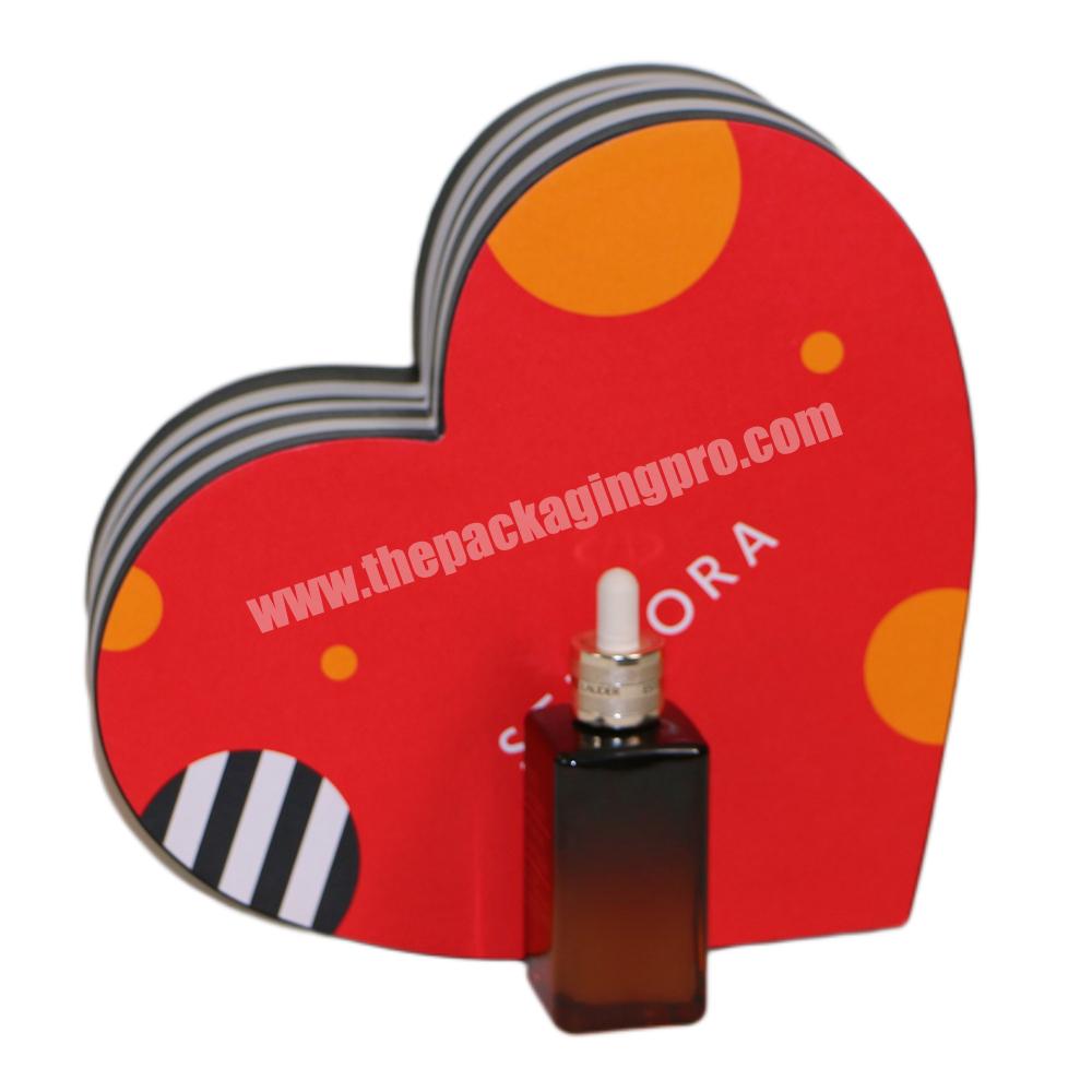 Custom Creative Paper Heart Shaped Chocolate Flower Packaging Box Personalised Logo Romantic Valentines Wedding Gift Bo