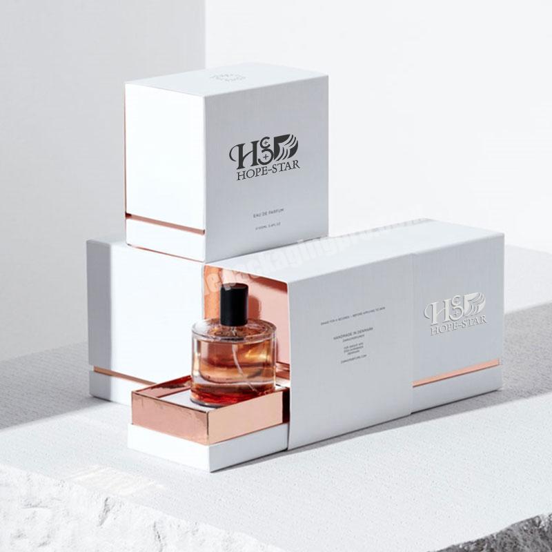 Custom Design Making Empty Magnetic Gift Paperbox Perfume Bottle Paper Packaging Luxury Perfume Box