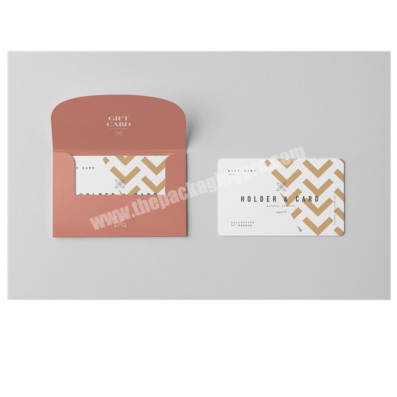 Custom Design Paper Hotel Room Key Card Envelope Holder Wholesale For Hotel Room