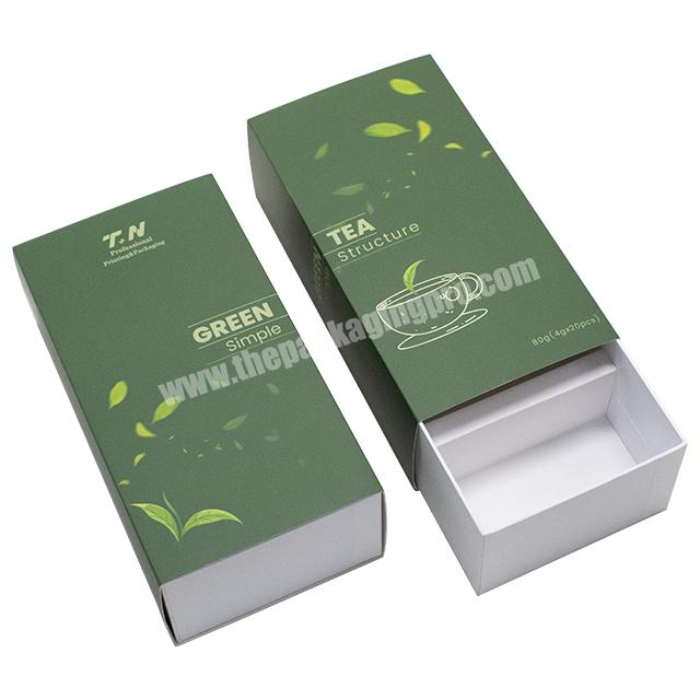 Custom Drawer paper boxes for Tea corrugated cardboard folding mailer shipping packaging boxes carton