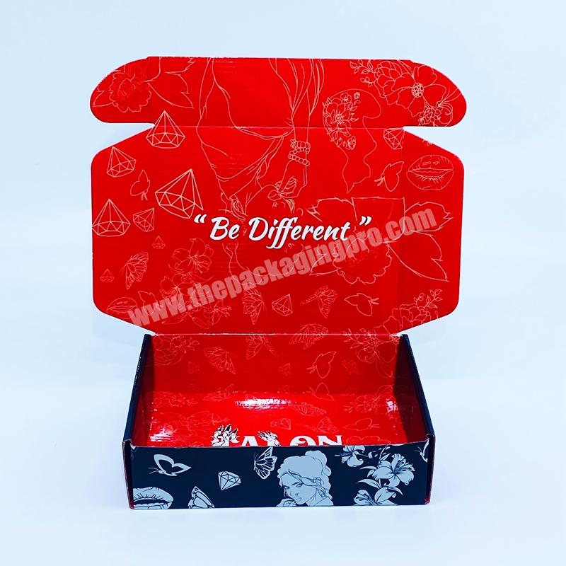 Custom Eco Friendly Color Printing Corrugated Carton  Paper Packaging Shipping Box