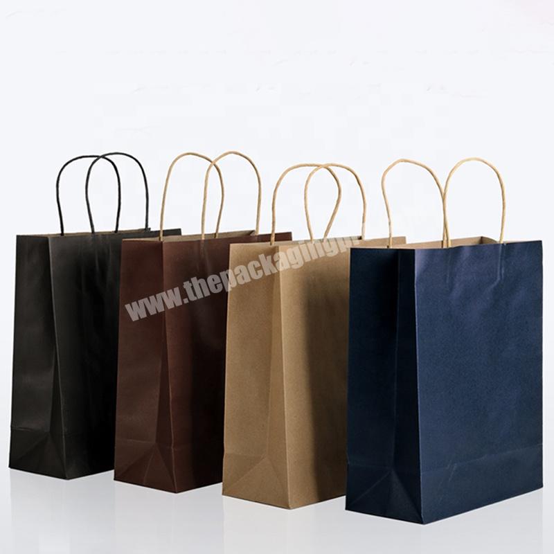 Custom Fashion Wrapping Paper Bag Multi-Function Shopping Packaging Paper Bags Multiple Colour Logo Paper Bag