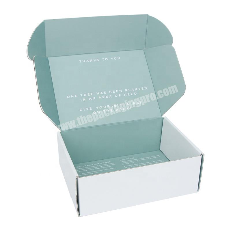 Custom Foldable clothing shoe corrugated pr packaging printing boxes aircraft kraft paper packing box for clothes gift