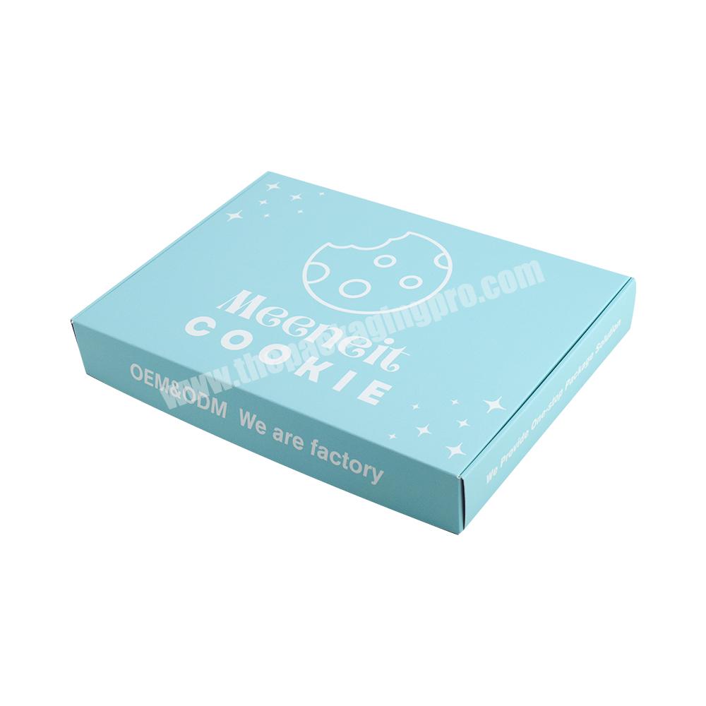 Custom Full Color Printed Food Grade Cardboard Cookie Bakery Box Packaging with Dividers