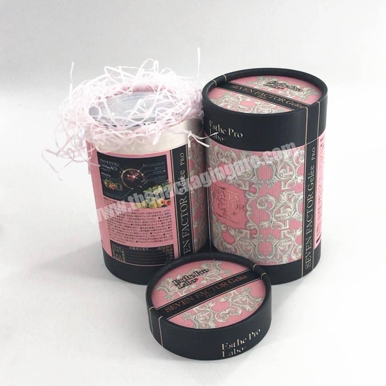Custom Kraft Paper Handmade Soy Wax Luxury Candle Glass Jar Box Tube Packaging For Gift