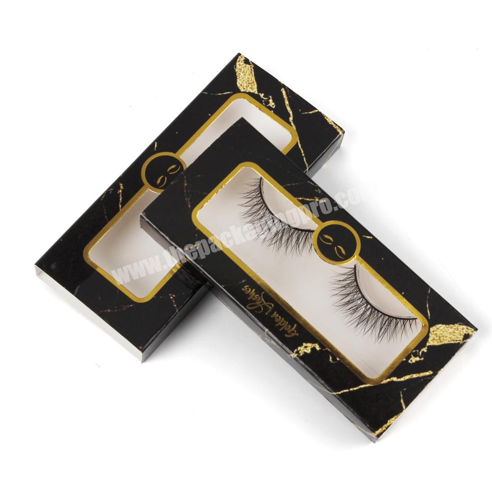Custom LOGO Printed Beauty Makeup Press On Nail False Eyelash Gift Packaging Paper Cardboard Box